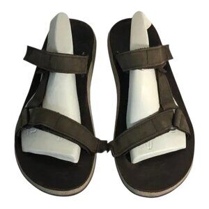 TEVA 1984 Sandals Men's Size 11.5/12 Brown Tan Slides Water Shoes